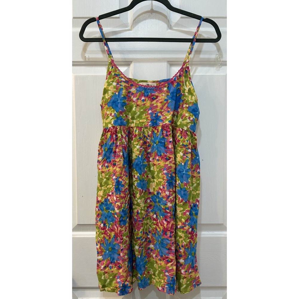 Natural Life Gigi Mini Dress In Multi Starburst Sz S Sundress Flowy Hippy Color